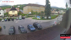 Střed obce Rokytnice nad Jizerou