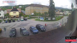 Střed obce Rokytnice nad Jizerou