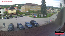 Střed obce Rokytnice nad Jizerou