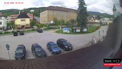 Střed obce Rokytnice nad Jizerou