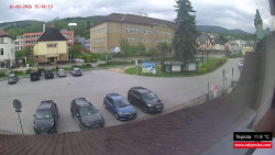 Střed obce Rokytnice nad Jizerou