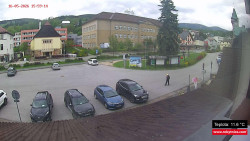 Střed obce Rokytnice nad Jizerou