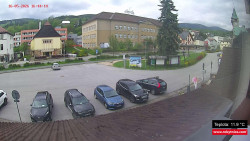 Střed obce Rokytnice nad Jizerou