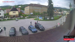 Střed obce Rokytnice nad Jizerou