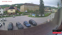 Střed obce Rokytnice nad Jizerou