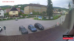 Střed obce Rokytnice nad Jizerou