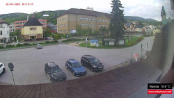 Střed obce Rokytnice nad Jizerou
