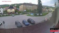 Střed obce Rokytnice nad Jizerou