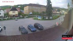 Střed obce Rokytnice nad Jizerou