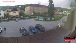 Střed obce Rokytnice nad Jizerou