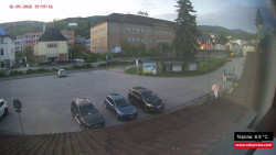 Střed obce Rokytnice nad Jizerou