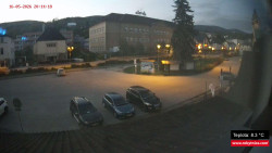 Střed obce Rokytnice nad Jizerou