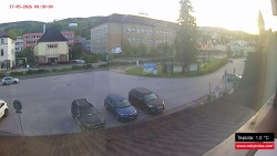 Střed obce Rokytnice nad Jizerou