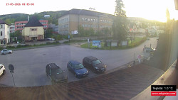 Střed obce Rokytnice nad Jizerou