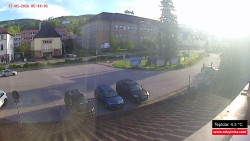 Střed obce Rokytnice nad Jizerou