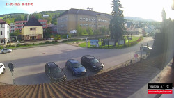 Střed obce Rokytnice nad Jizerou