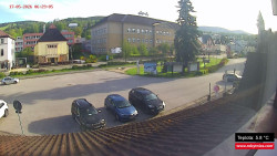 Střed obce Rokytnice nad Jizerou