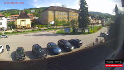 Střed obce Rokytnice nad Jizerou