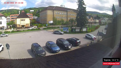 Střed obce Rokytnice nad Jizerou