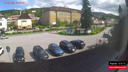 Střed obce Rokytnice nad Jizerou