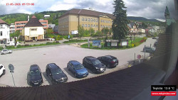 Střed obce Rokytnice nad Jizerou