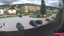 Střed obce Rokytnice nad Jizerou