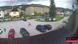 Střed obce Rokytnice nad Jizerou