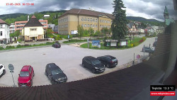 Střed obce Rokytnice nad Jizerou