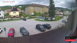 Střed obce Rokytnice nad Jizerou