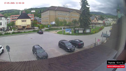 Střed obce Rokytnice nad Jizerou