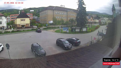 Střed obce Rokytnice nad Jizerou