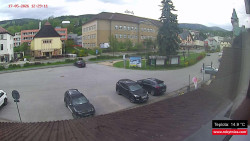 Střed obce Rokytnice nad Jizerou