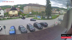 Střed obce Rokytnice nad Jizerou