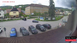 Střed obce Rokytnice nad Jizerou