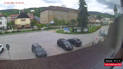 Střed obce Rokytnice nad Jizerou