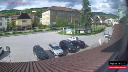 Střed obce Rokytnice nad Jizerou