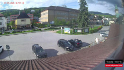 Střed obce Rokytnice nad Jizerou