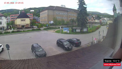 Střed obce Rokytnice nad Jizerou