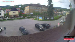 Střed obce Rokytnice nad Jizerou
