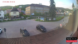Střed obce Rokytnice nad Jizerou