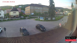 Střed obce Rokytnice nad Jizerou