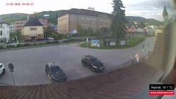 Střed obce Rokytnice nad Jizerou