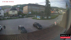 Střed obce Rokytnice nad Jizerou