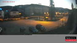 Střed obce Rokytnice nad Jizerou