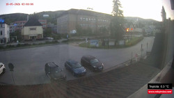 Střed obce Rokytnice nad Jizerou