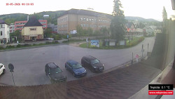 Střed obce Rokytnice nad Jizerou