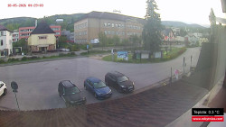 Střed obce Rokytnice nad Jizerou