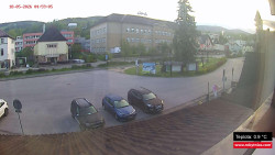 Střed obce Rokytnice nad Jizerou