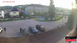 Střed obce Rokytnice nad Jizerou
