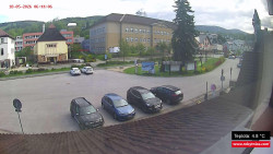 Střed obce Rokytnice nad Jizerou